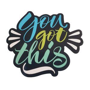 You Got This Inspirational Vinyl Fridge Magnet School Locker Motivation Quote